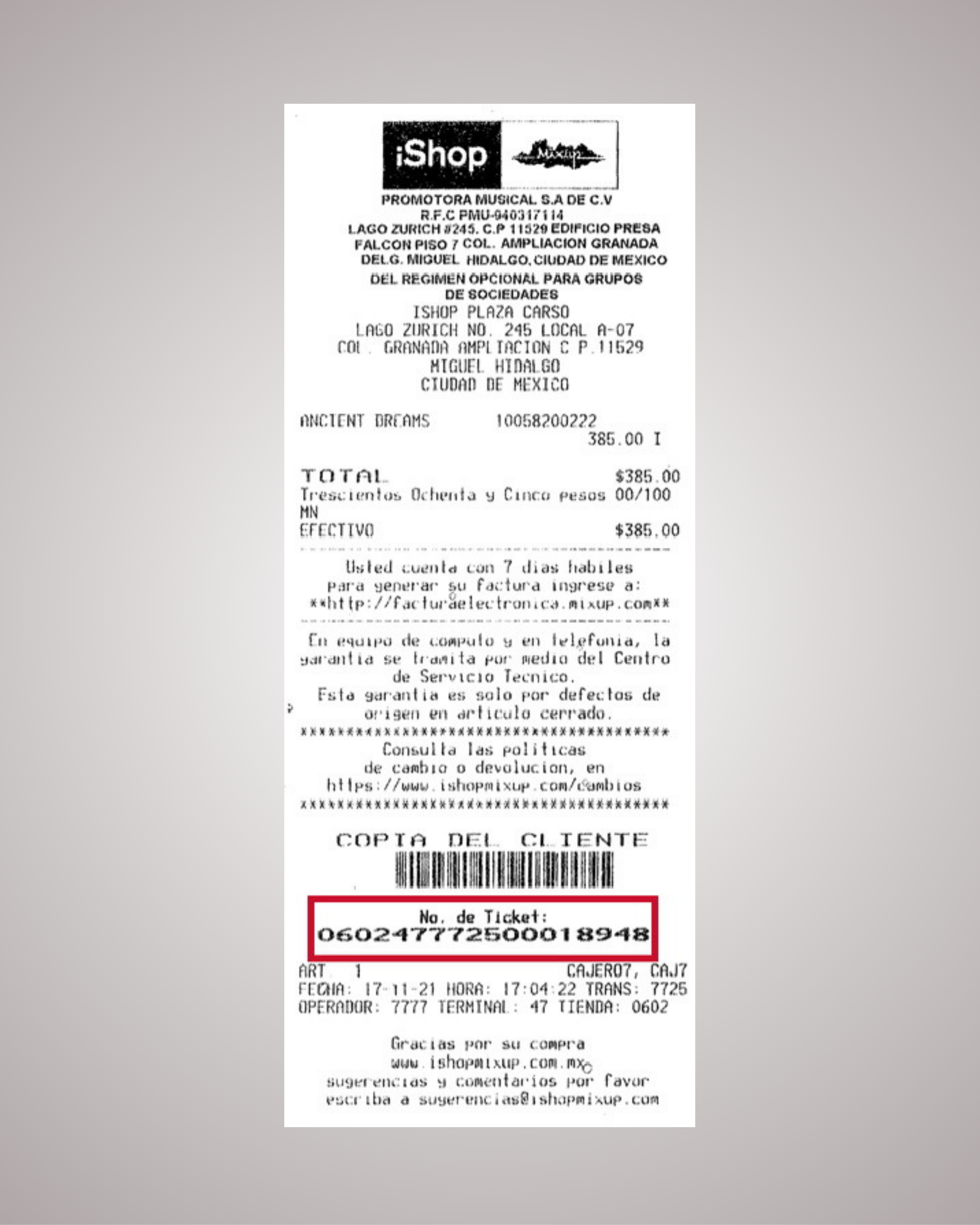 b-TICKET de AirPods GRATIS!